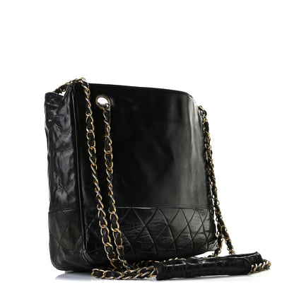 Chanel Lambskin Quilted Shoulder Bag Black 2 of 16