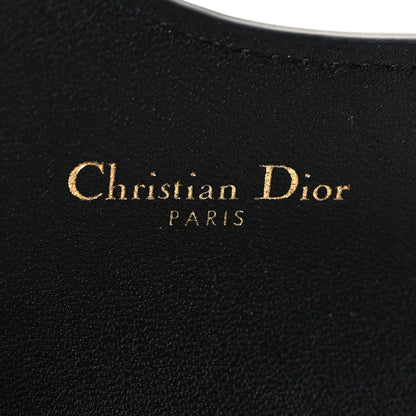 Christian Dior Grained Calfskin Saddle Card Holder Black 6 of 9