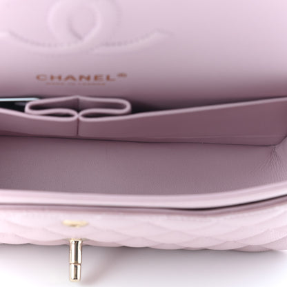 Chanel Caviar Quilted Medium Double Flap Light Pink 4 of 8