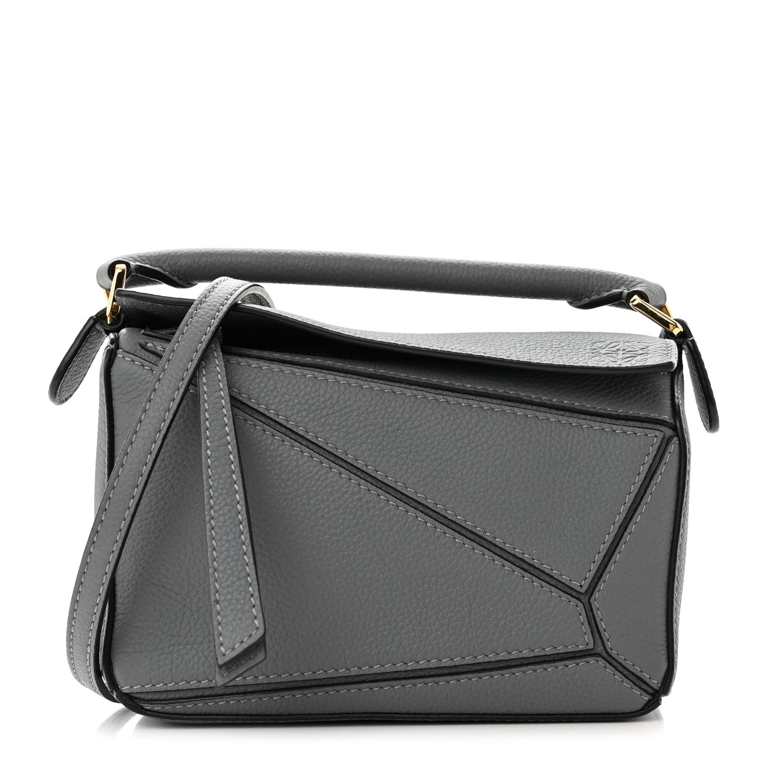 Loewe Calfskin Mini Puzzle Bag Asphalt Grey 1 of 11