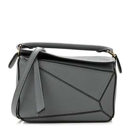 Loewe Calfskin Mini Puzzle Bag Asphalt Grey 1 of 11