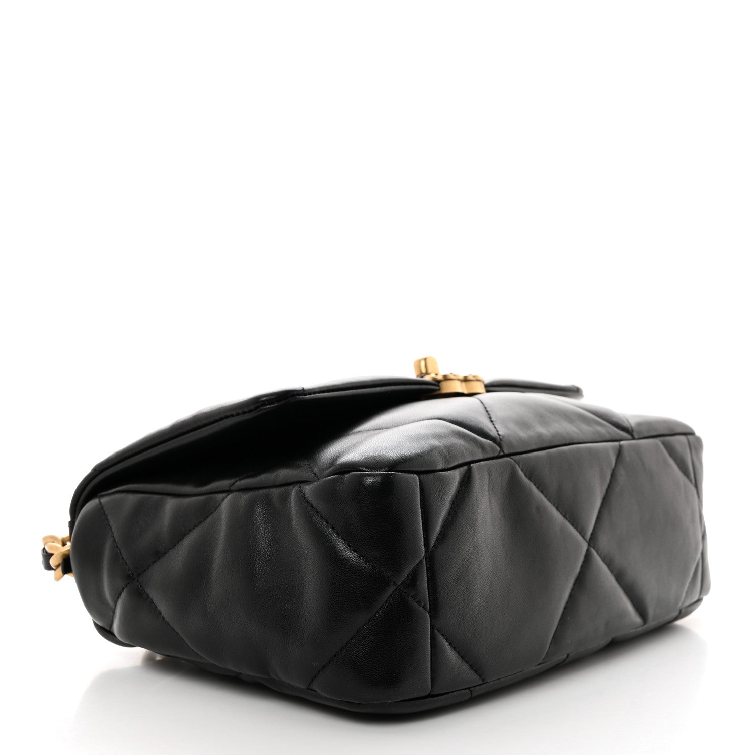 Chanel Lambskin Quilted Medium Chanel 19 Flap Black 4 of 10