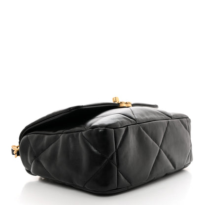 Chanel Lambskin Quilted Medium Chanel 19 Flap Black 4 of 10