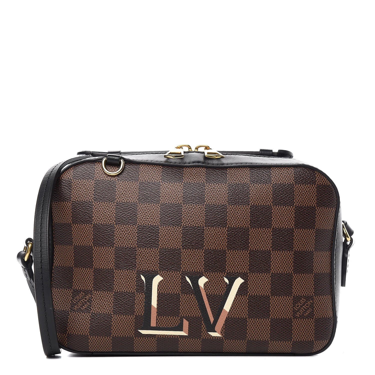 Louis Vuitton Damier Ebene Santa Monica Black 1 of 10