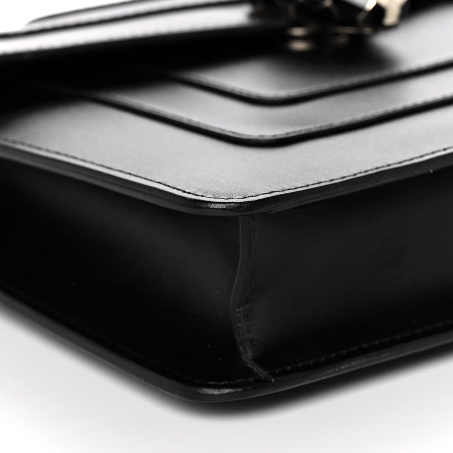 Calfskin Serpenti Forever Crossbody Bag Black