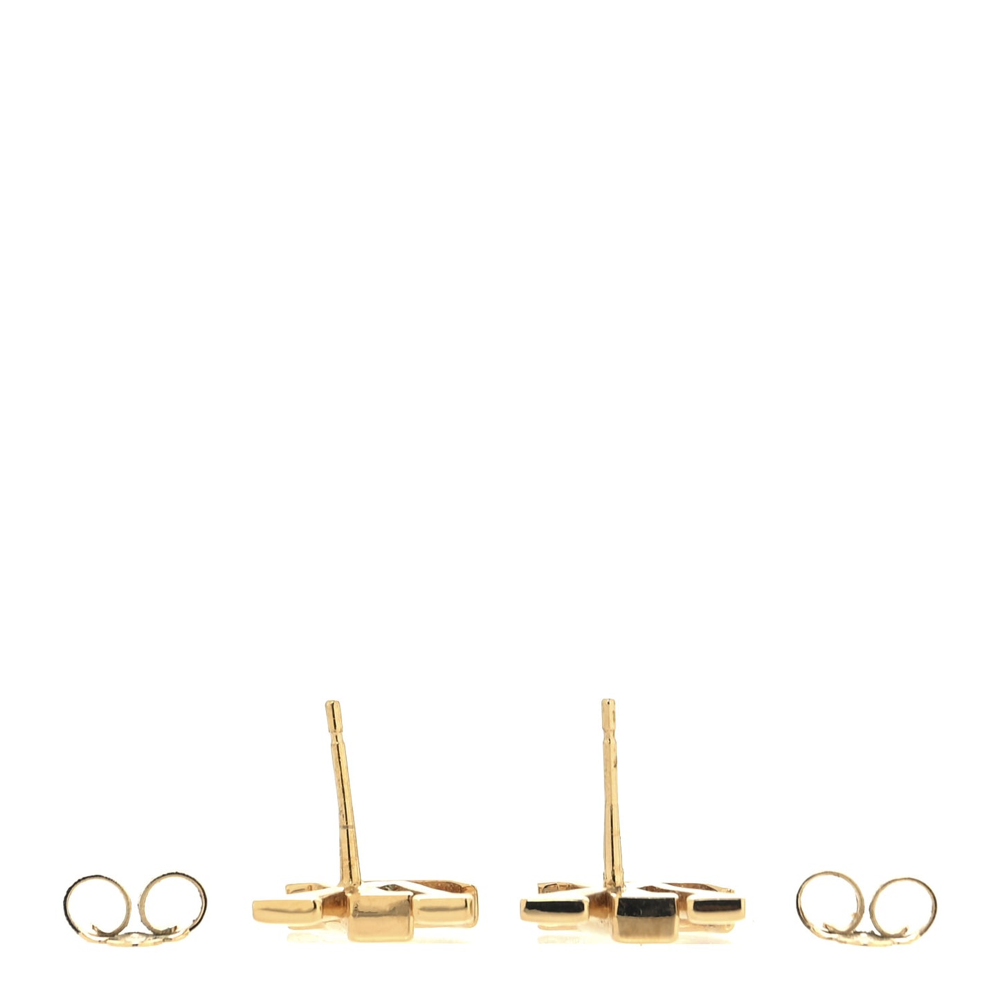 Metal LV Iconic Earrings Gold