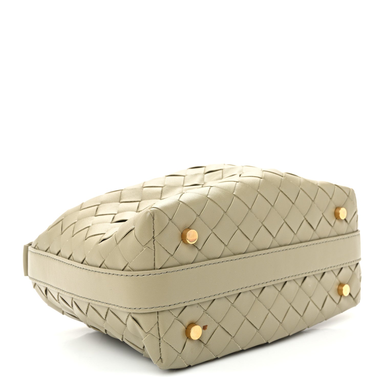 Bottega Veneta Calfskin Nappa Intrecciato Mini Wallace Travertine Travertine 4 of 11