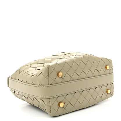 Bottega Veneta Calfskin Nappa Intrecciato Mini Wallace Travertine Travertine 4 of 11
