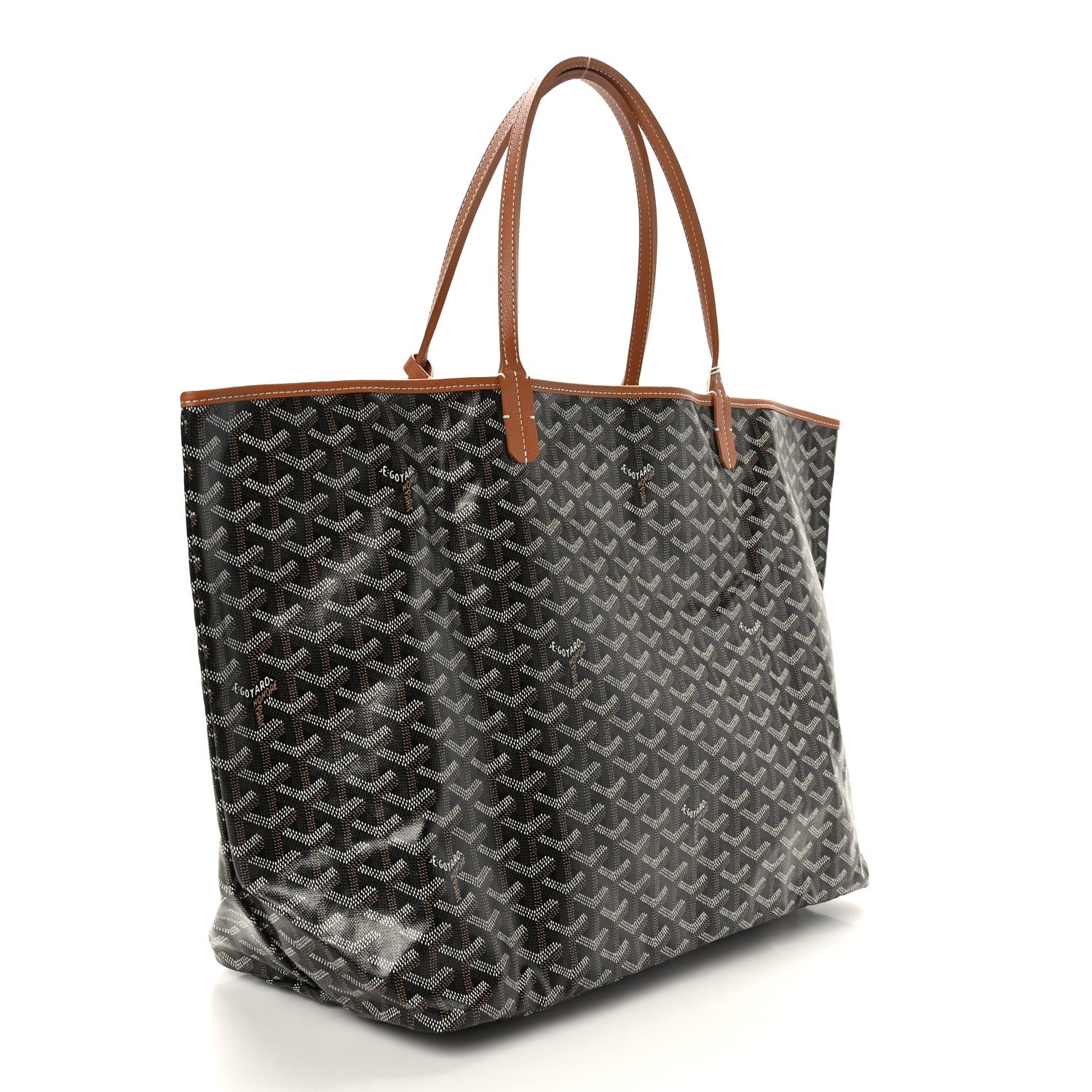 Goyard Goyardine Saint Louis GM Black Gold 4 of 9