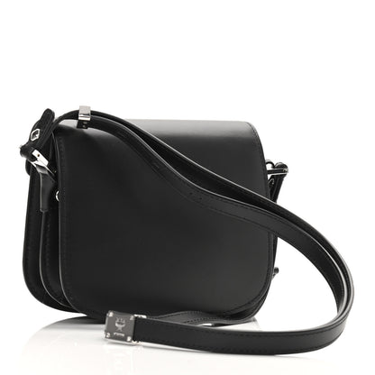 MCM Calfskin Mini Patricia Crossbody Bag Black 3 of 9