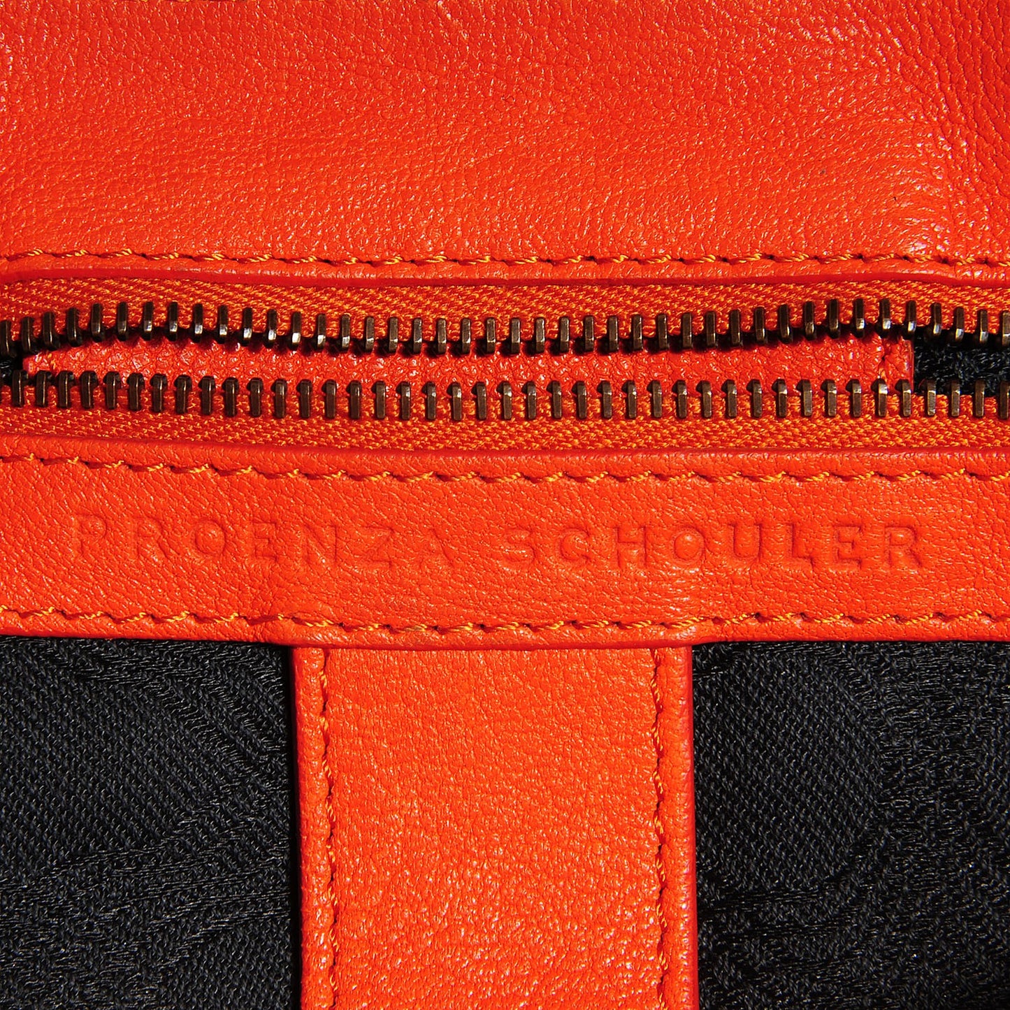 Lambskin PS1 Medium Satchel Orange