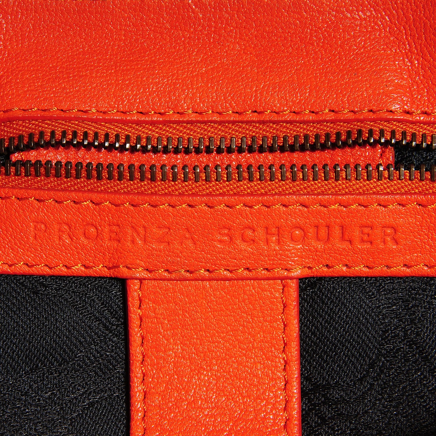 Proenza Schouler Lambskin PS1 Medium Satchel Orange 8 of 12