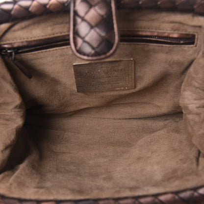 Bottega Veneta Nappa Intrecciato The Lauren 1980 Clutch Dark Bronze 5 of 8