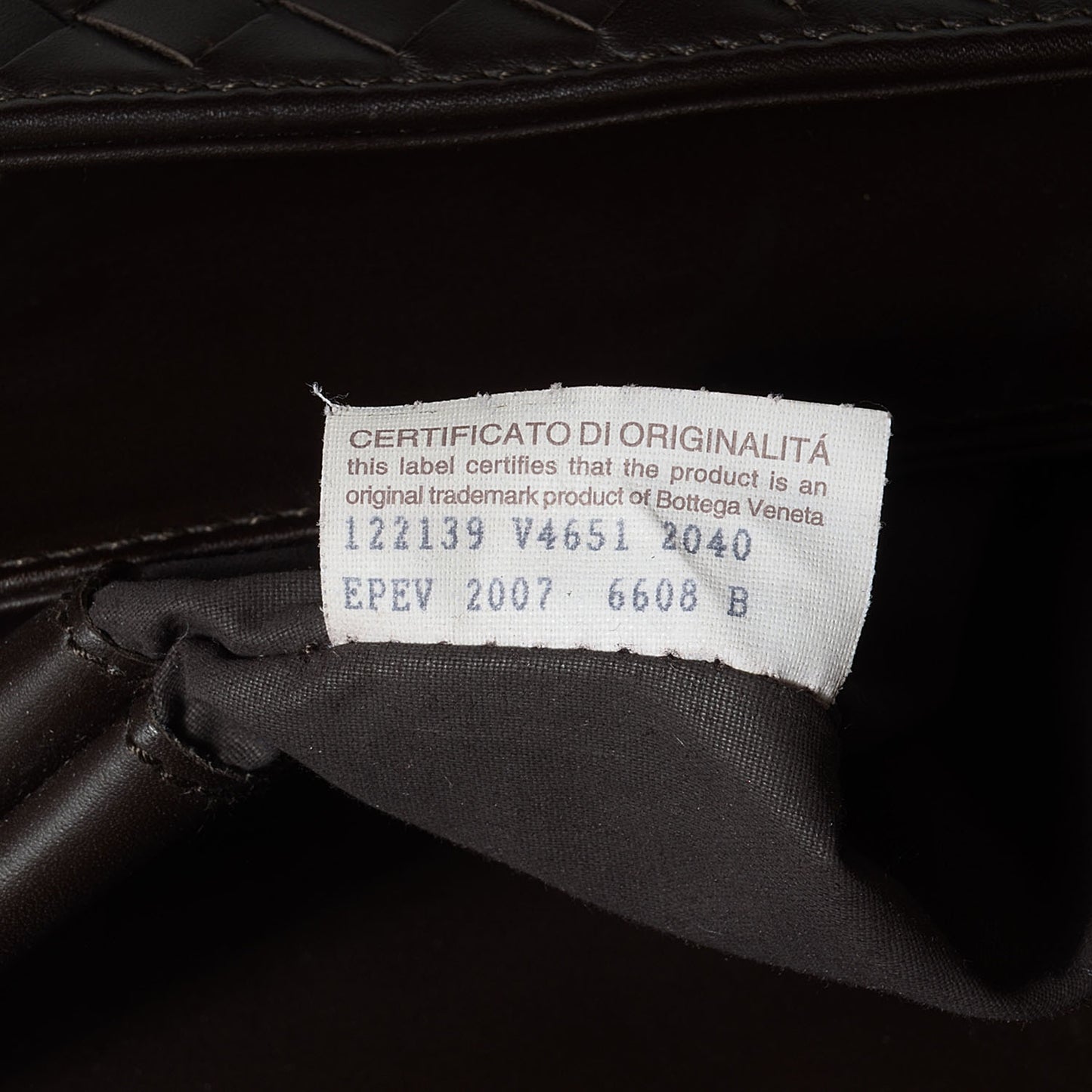 Intrecciato VN Briefcase Ebano