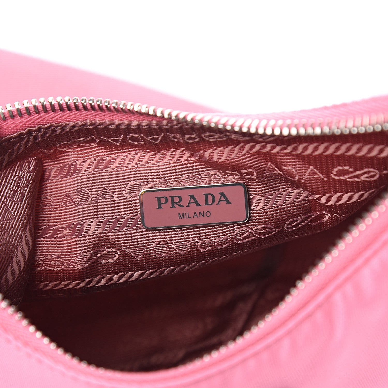 Prada Nylon Re-Edition 2005 Shoulder Bag Begonia 5 of 11