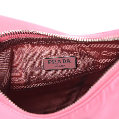 Prada Nylon Re-Edition 2005 Shoulder Bag Begonia 5 of 11