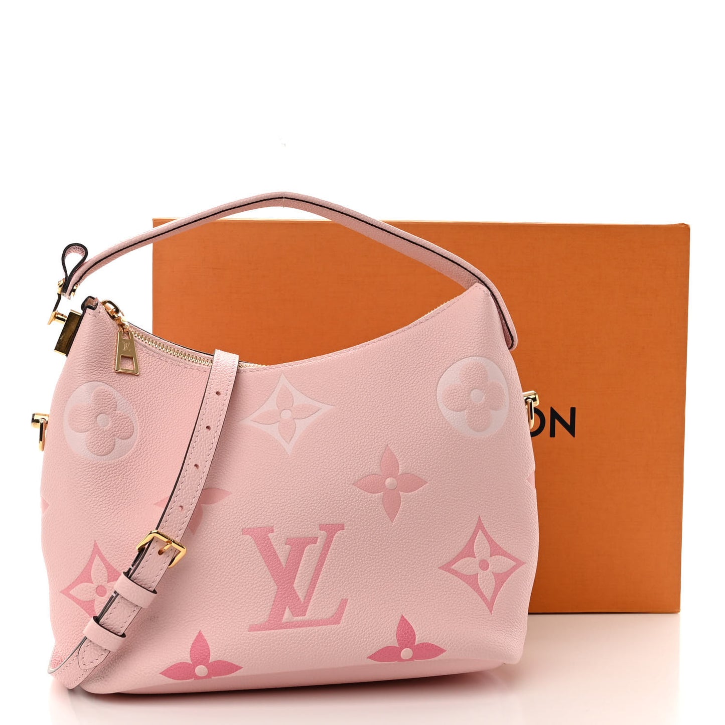 Empreinte Monogram Giant By The Pool Marshmallow Hobo PM Bouton De Rose