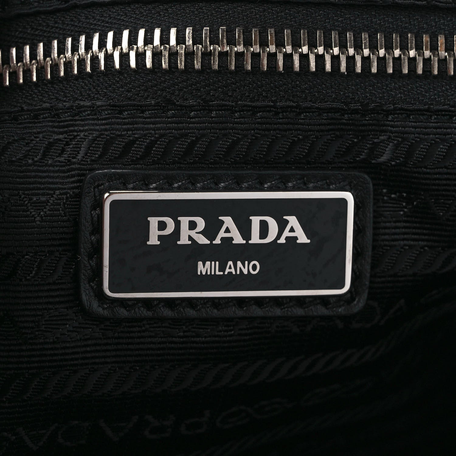Prada Saffiano Belt Bag Black 6 of 8