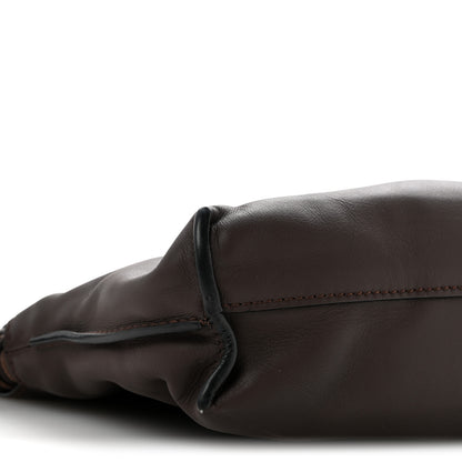 Loewe Calfskin Mini Flamenco Knot Bag Chocolate 9 of 14