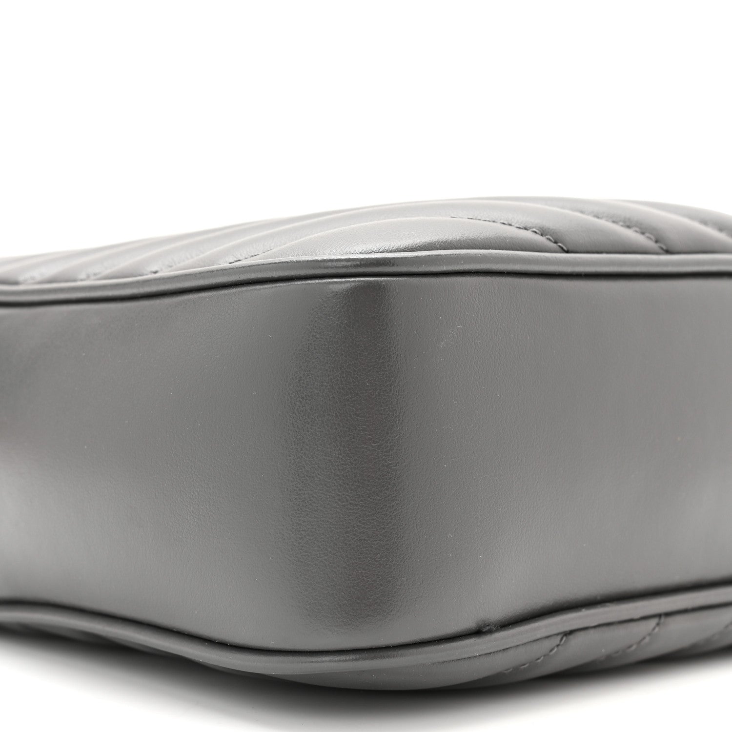 Saint Laurent Calfskin Matelasse Monogram Lou Camera Bag Storm 9 of 10