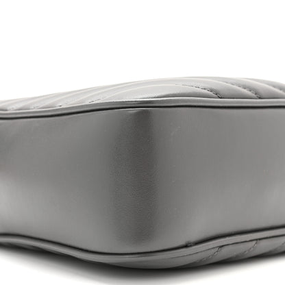 Saint Laurent Calfskin Matelasse Monogram Lou Camera Bag Storm 9 of 10