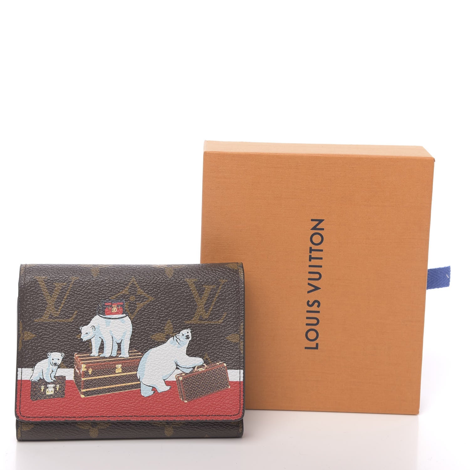 Louis Vuitton Monogram 2017 Christmas Animation Victorine Wallet 8 of 8