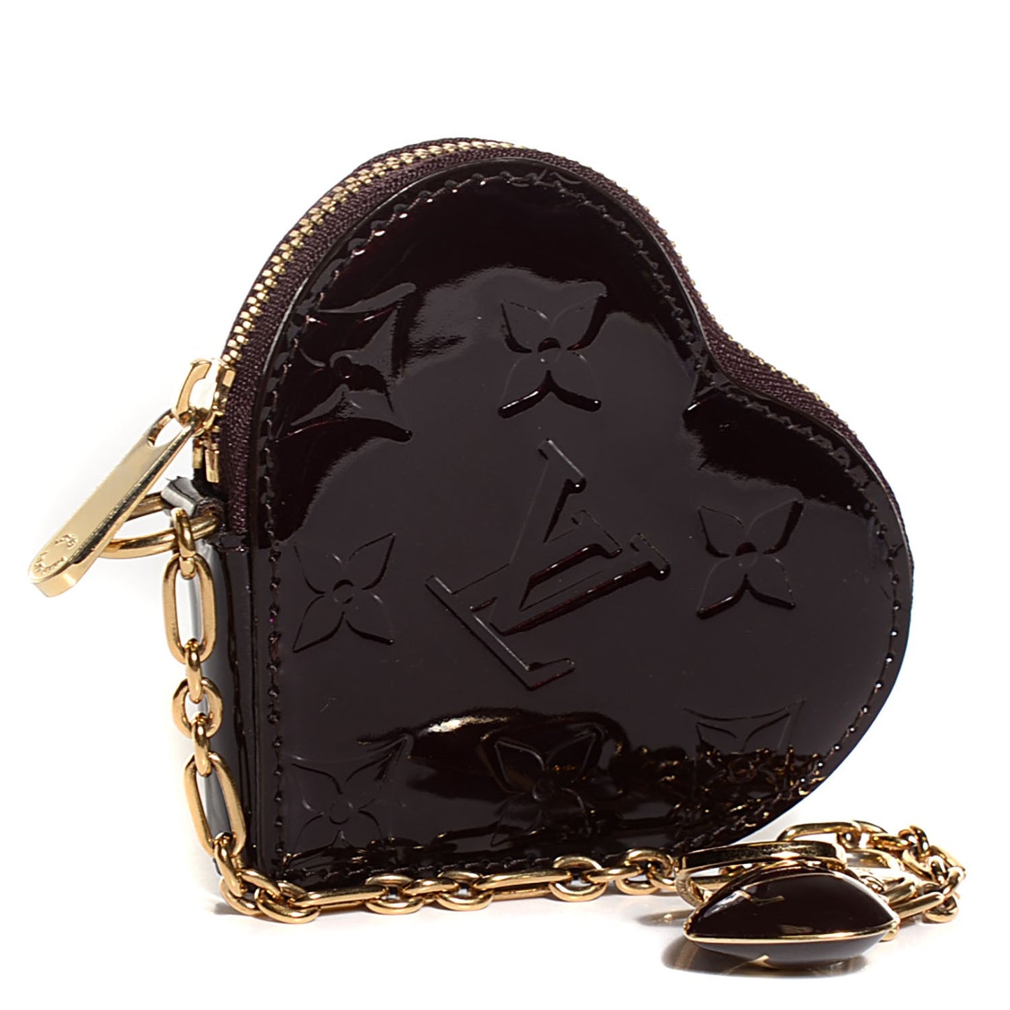 Vernis Coeur Heart Coin Purse Amarante