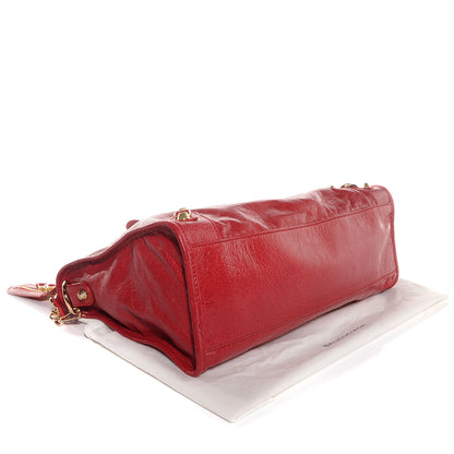 Balenciaga Agneau Giant 12 Gold Hardware City Rouge Cardinal 5 of 12