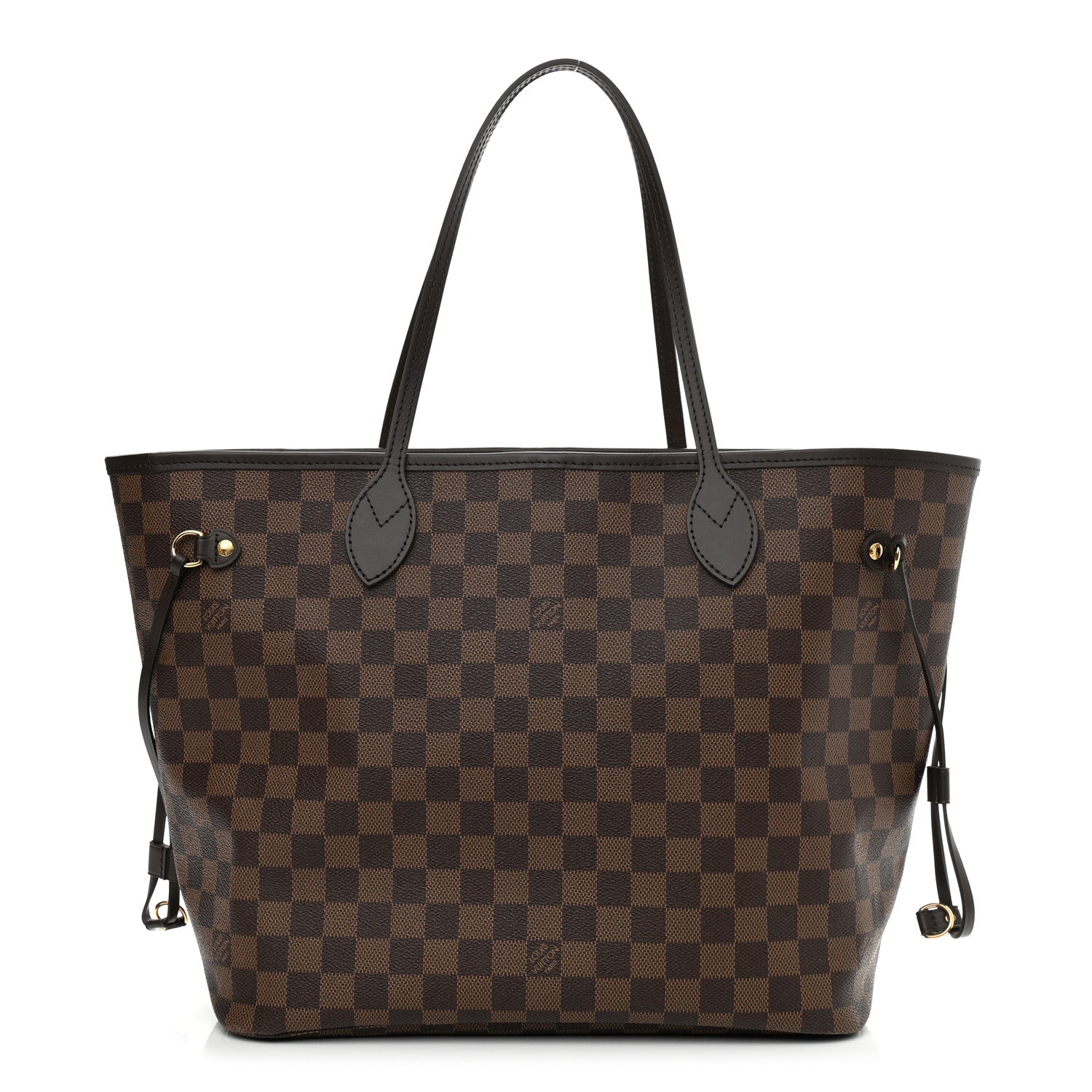 Louis Vuitton Damier Ebene Neo Neverfull MM Rose Ballerine 1 of 9