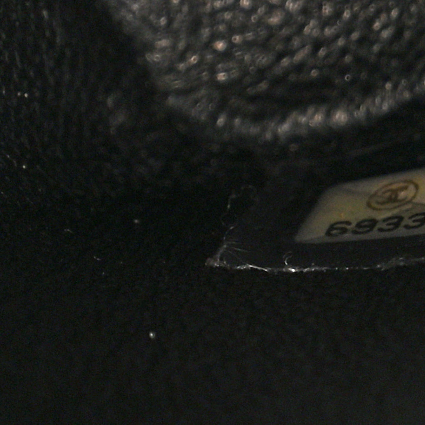 Caviar Quilted Medallion Tote Black