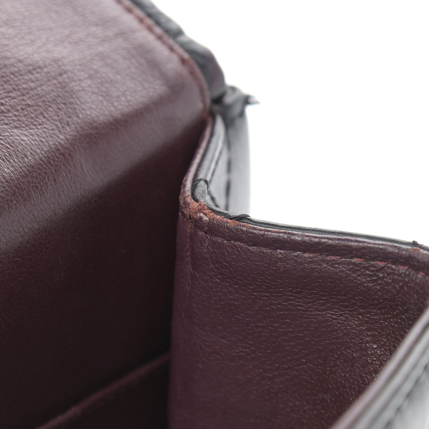 Aged Calfskin Quilted 2.55 Reissue 227 Flap Black