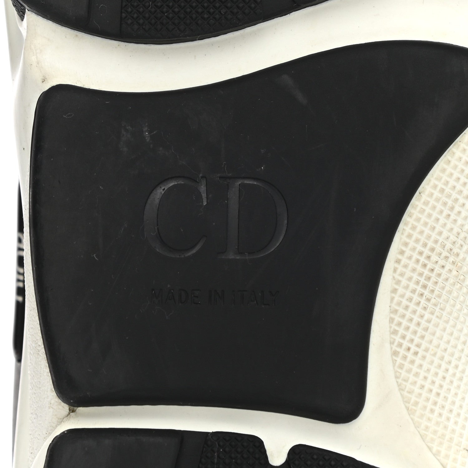 Christian Dior Technical Mesh Calfskin Mens B22 Sneakers 41 Black 9 of 13