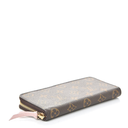 Louis Vuitton Monogram Clemence Wallet Rose Ballerine 4 of 7