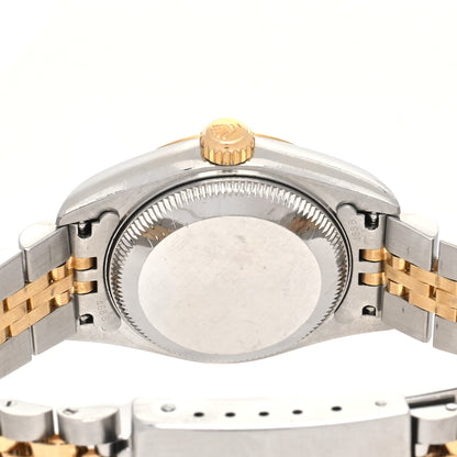 Rolex Stainless Steel 18K Yellow Gold Diamond Mother of Pearl 26mm Oyster Perpetual Datejust Watch 79173 4 of 4