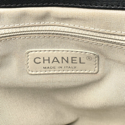Chanel Washed Lambskin Quilted Medium Chain Around Messenger Black 6 of 11