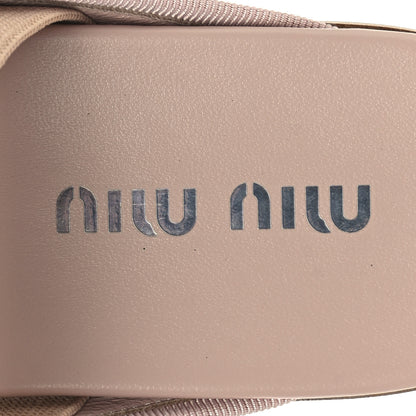 Miu Miu Raso Ballerina Mules 40 Orchidea 7 of 8