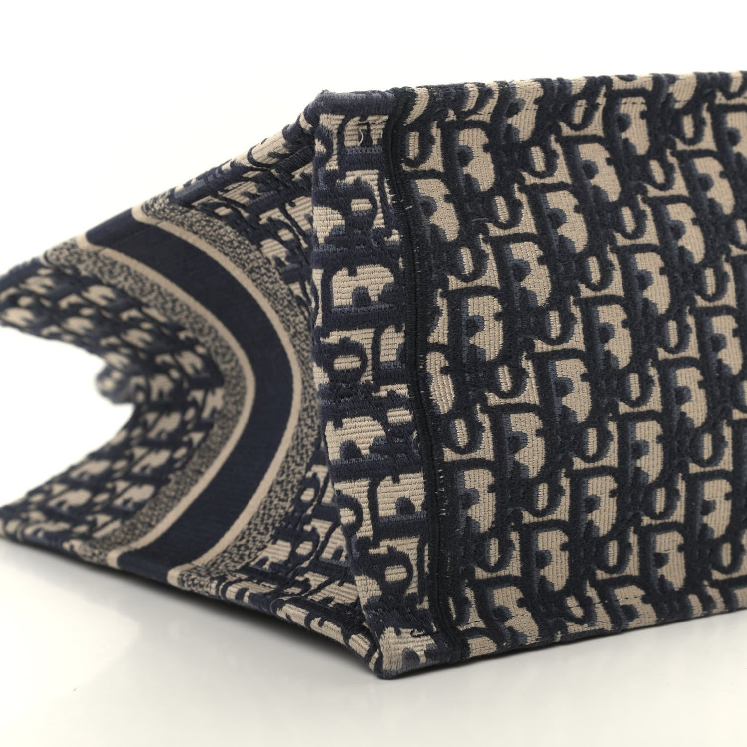 Christian Dior Oblique Medium Book Tote Blue Multicolor 7 of 8