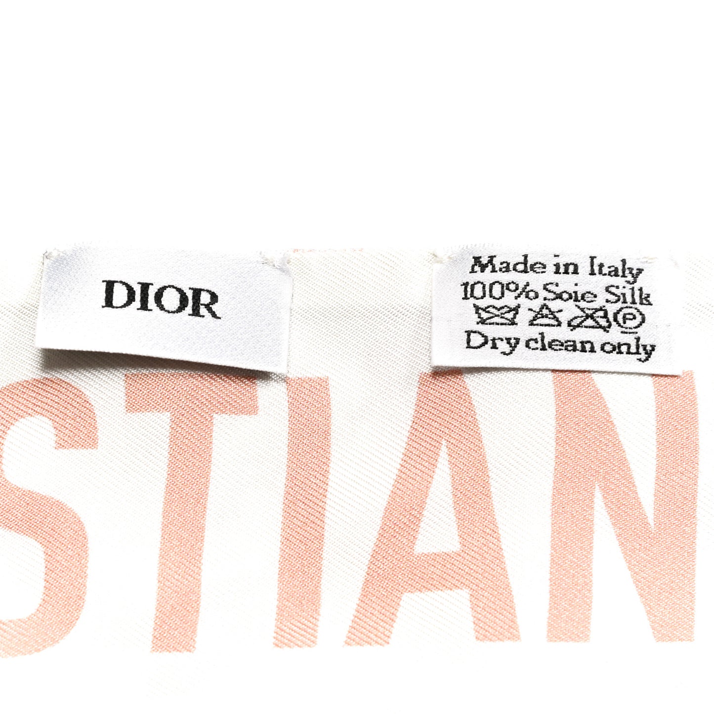 Silk ABCDior D Danse Mitzah Scarf Black