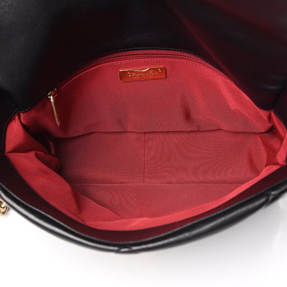 Chanel Lambskin Quilted Large 19 Flap Black 5 of 11