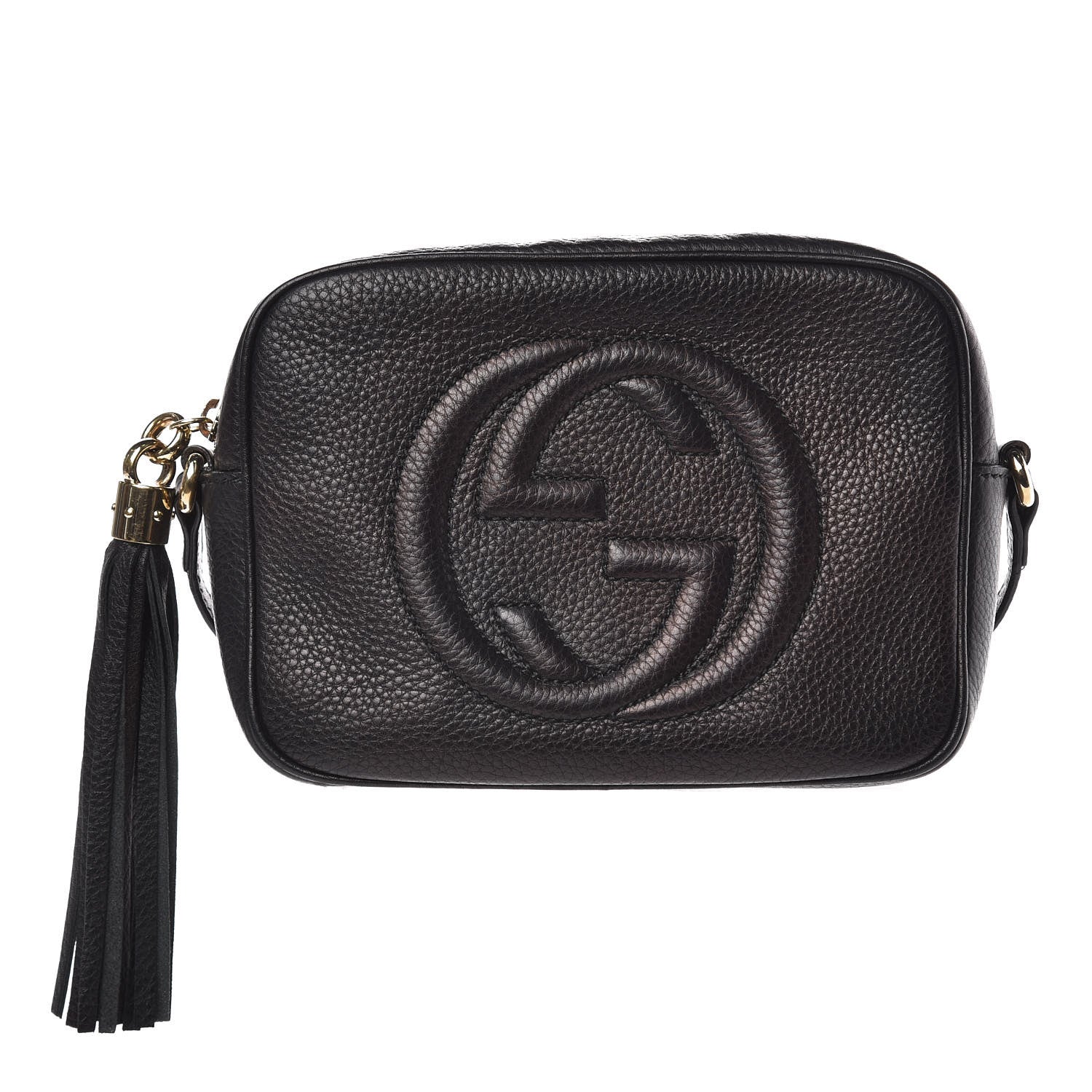 Gucci Pebbled Calfskin Small Soho Disco Bag Black 1 of 13