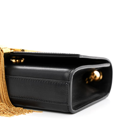 Saint Laurent Calfskin Small Classic Monogram Kate Tassel Satchel Black 10 of 13