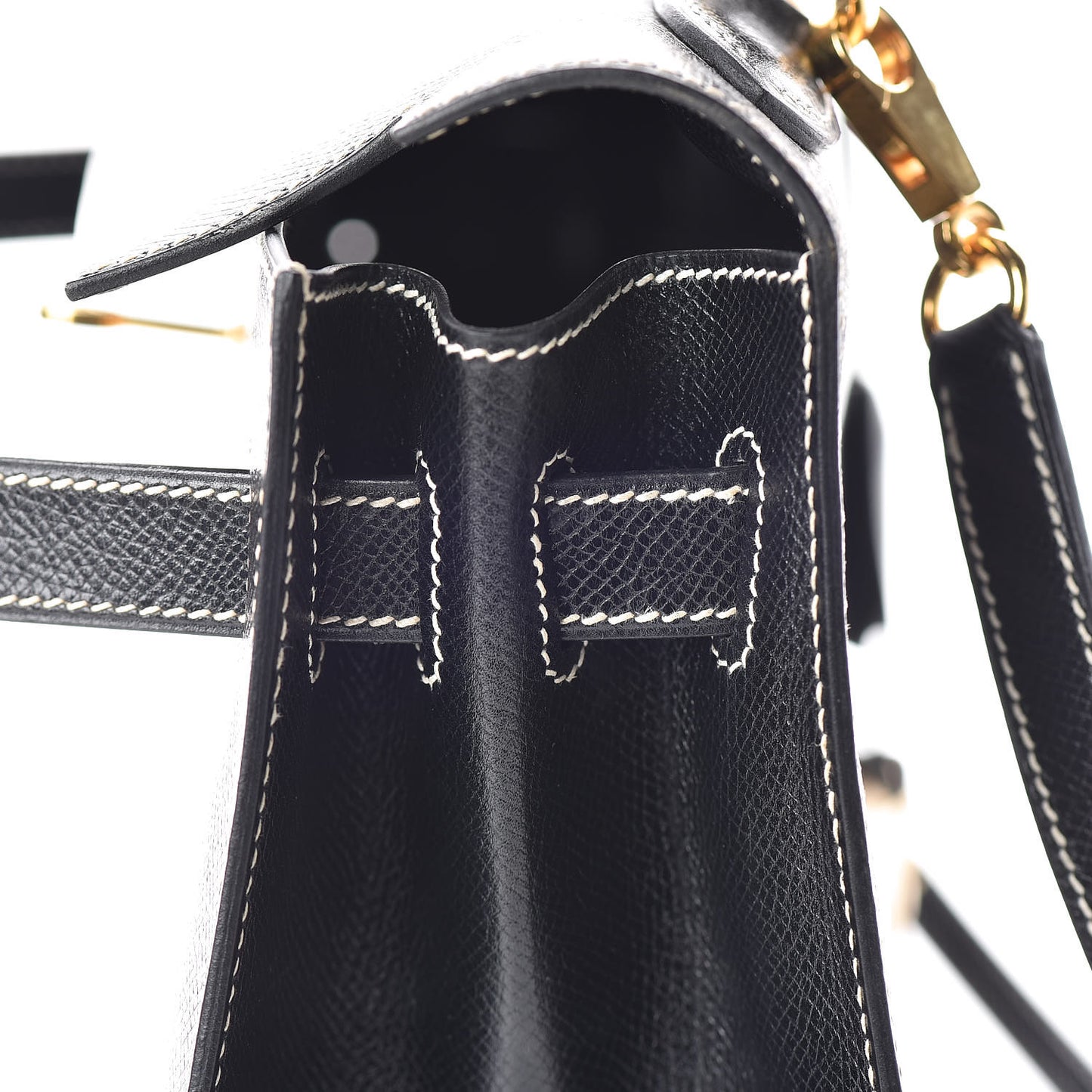 Veau Grain Lisse Kelly Sellier 32 Black
