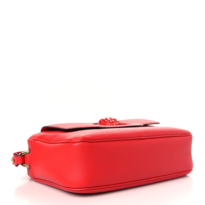 Versace Grained Calfskin Medusa Camera Bag Red 4 of 9