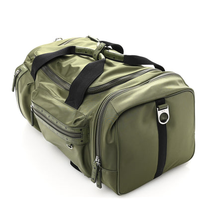 MCM Econyl Ottomar Weekender Backpack Khaki Moss 3 of 8