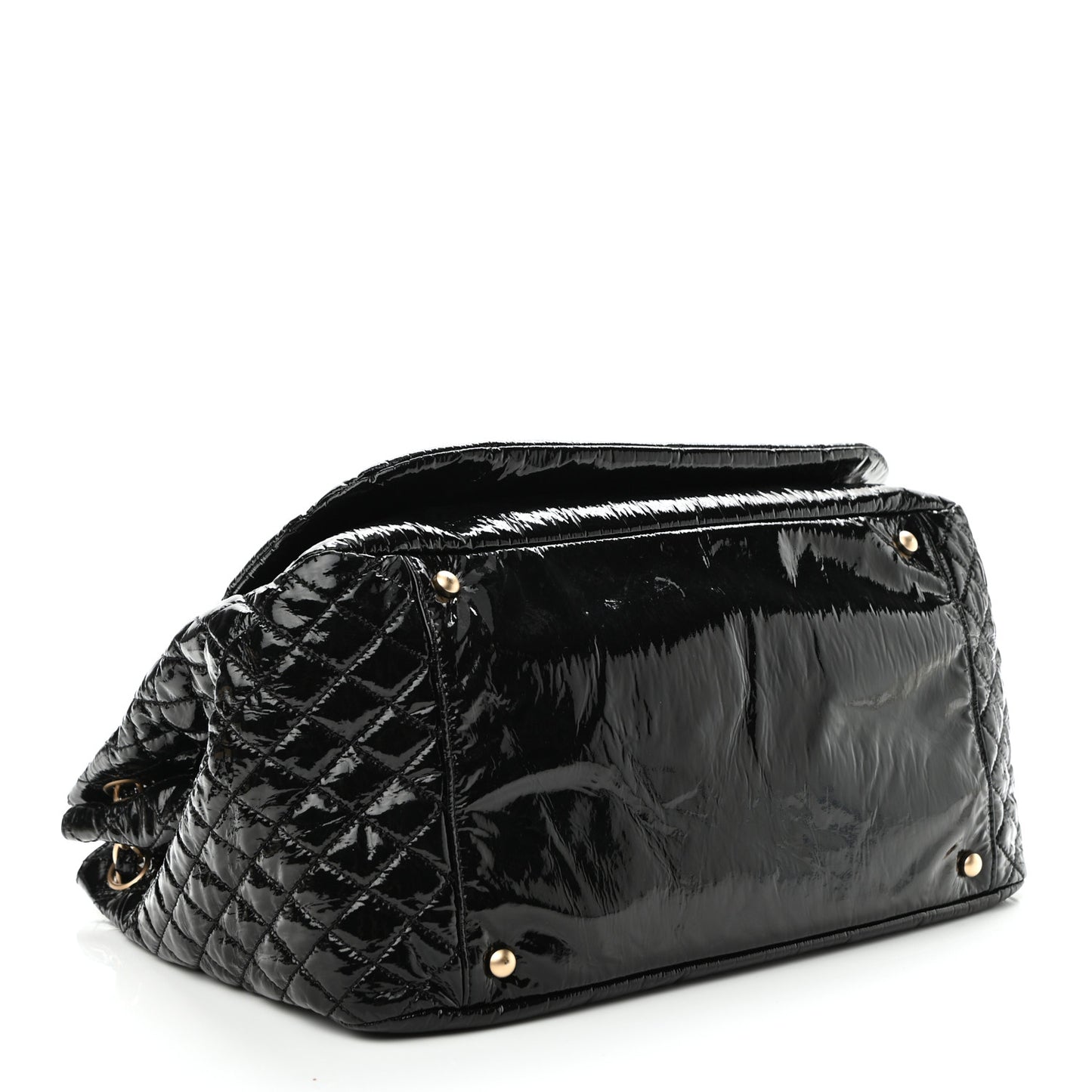 Vinyl XL Rock and Chain Flap Black
