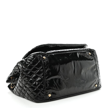 Chanel Vinyl XL Rock and Chain Flap Black 4 of 10