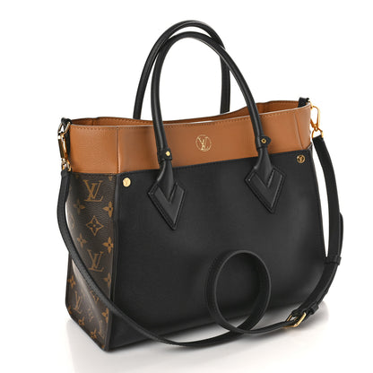 Louis Vuitton Calfskin Monogram On My Side Black 3 of 8
