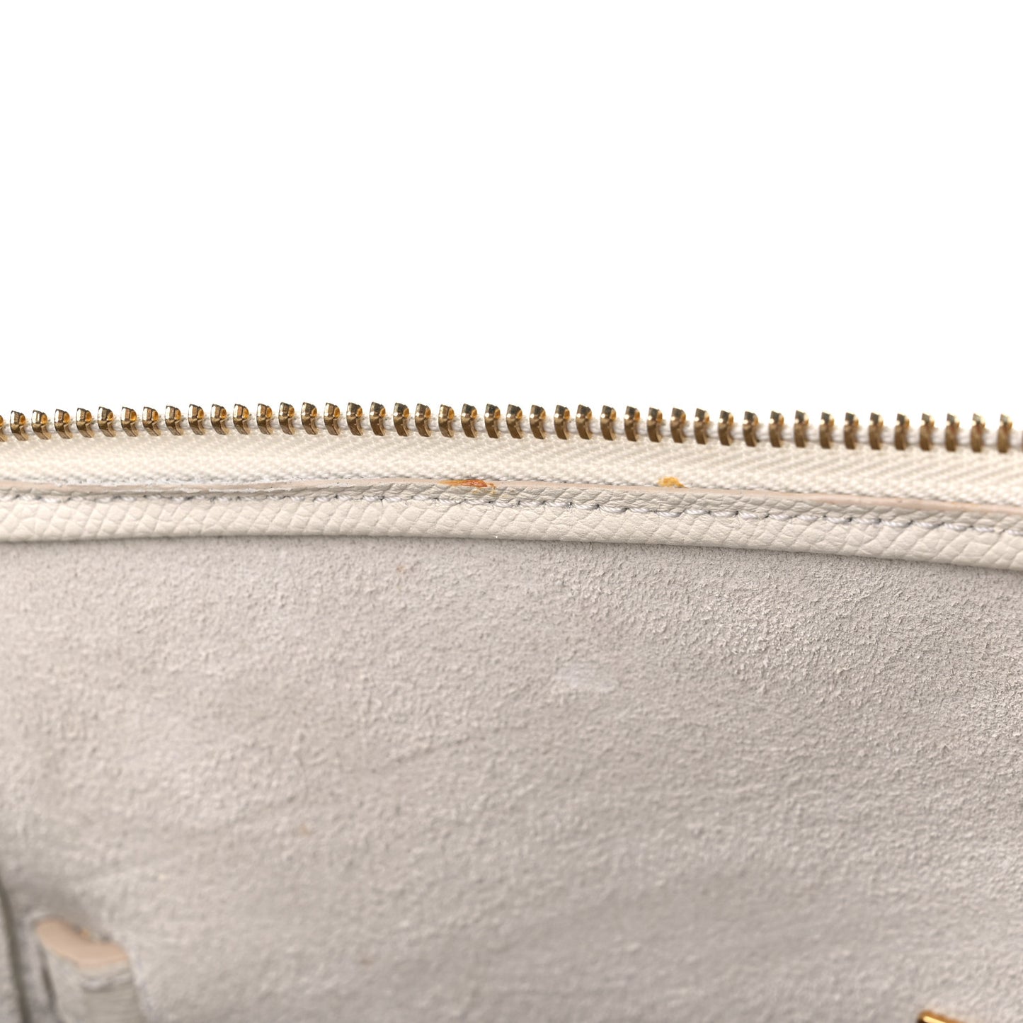 Grained Calfskin Mini Belt Bag White