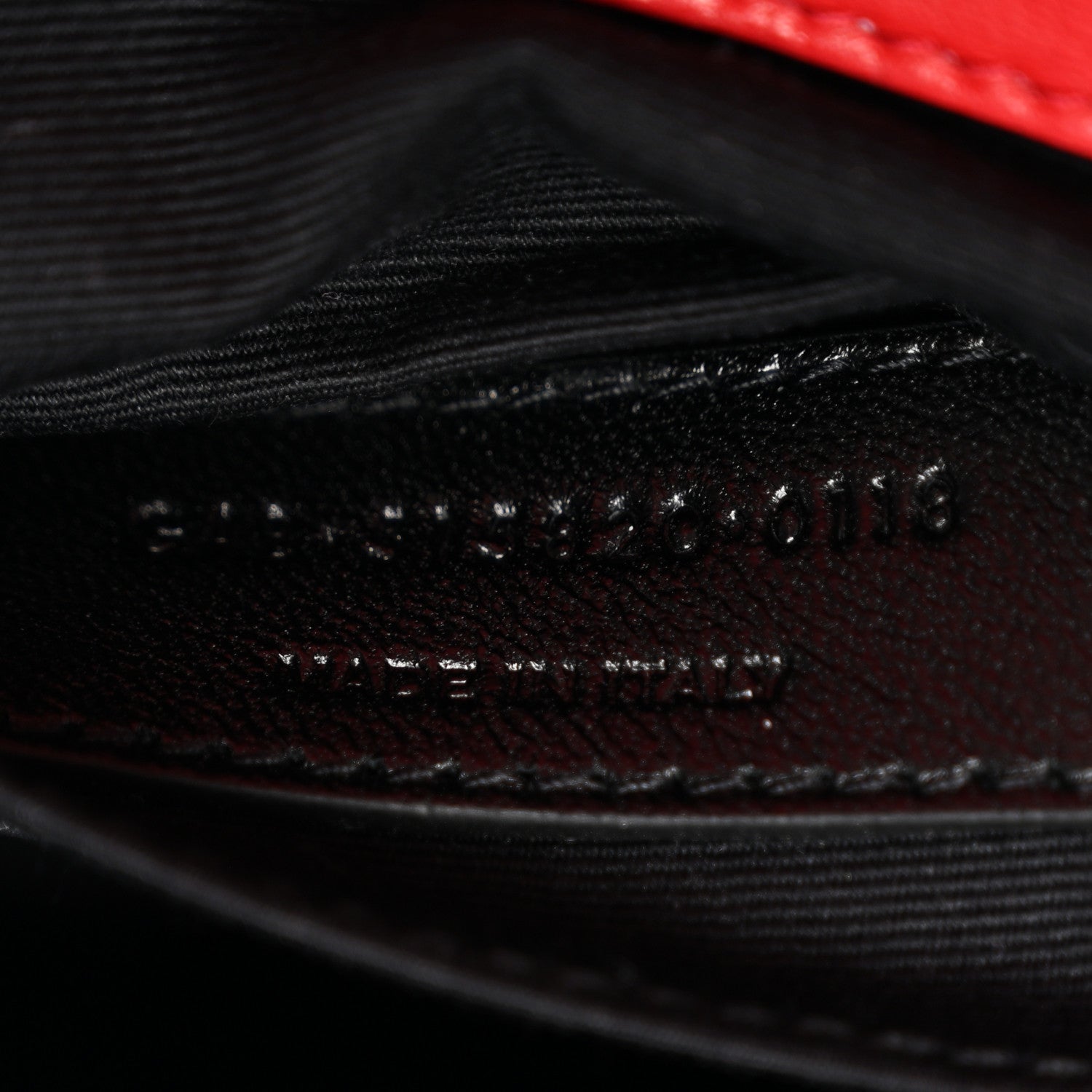 Saint Laurent Lambskin Patchwork Monogram Small Jamie Rouge Eros 7 of 13