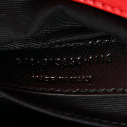 Saint Laurent Lambskin Patchwork Monogram Small Jamie Rouge Eros 7 of 13